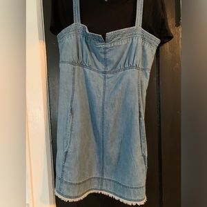 Pilcro denim dress with pockets